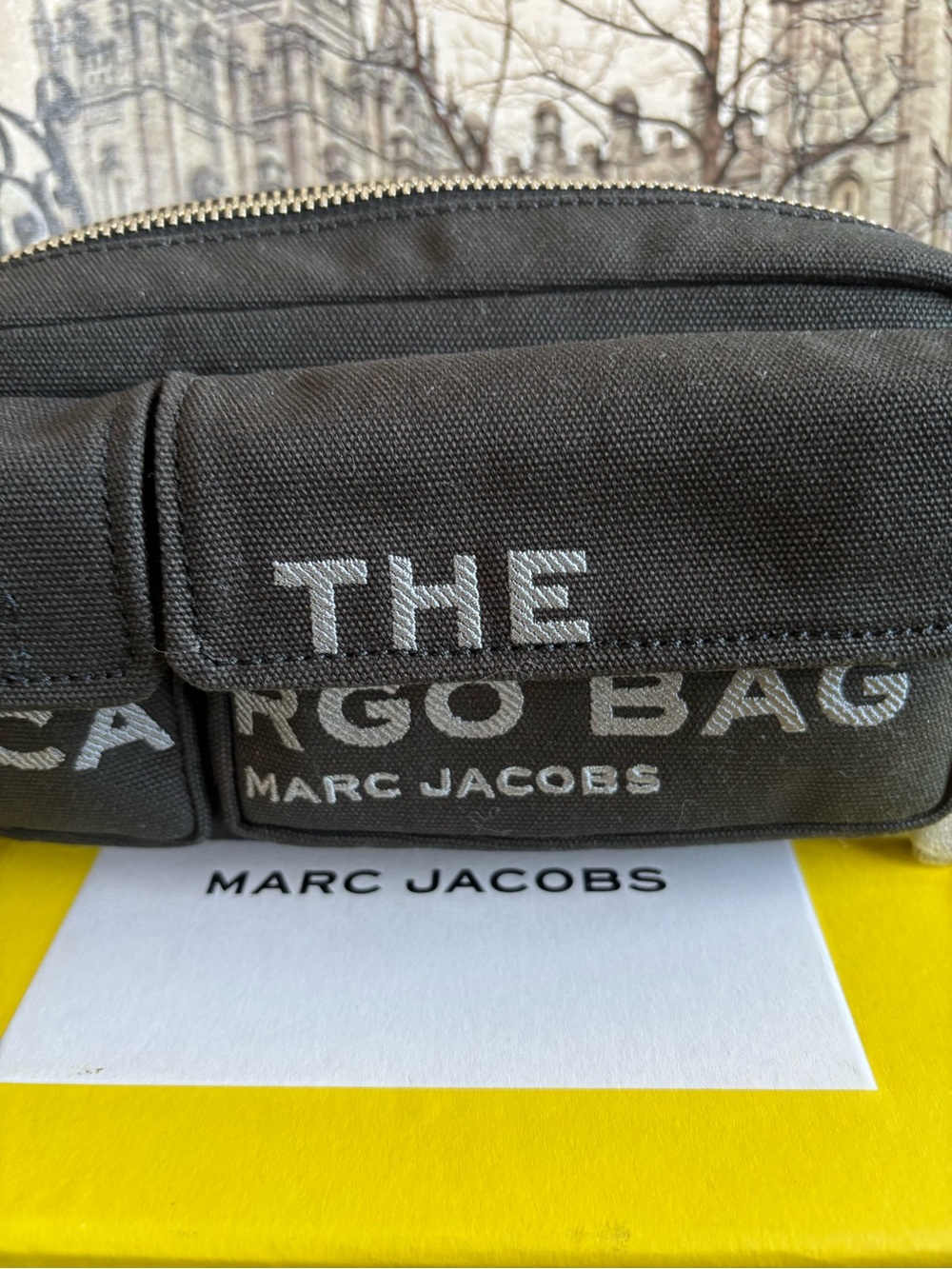 Marc Jacobs Black 'The Cargo Bag” Doble Strap - Picture 8 of 16